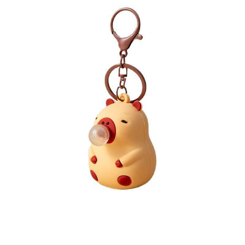 Capybara Bubble Squeeze Toy Keychain - Cute Stress Relief and Backpack Pendant