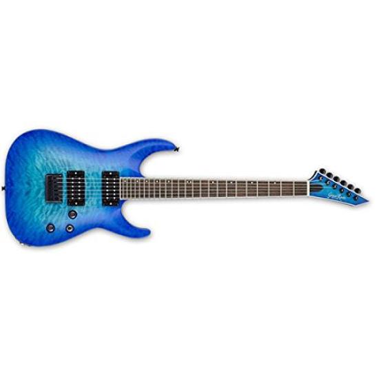 GrassRoots Blue Sunburst Satin Electric Guitar G-HR-55FX See-Thru