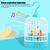 Parrot Cage Talking Electric Bird Realistic Voice Simulation Bird Cage  Entertainment