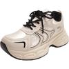 Super fire dad shoes women's 2025 new popular spring and autumn women's shoes versatile thick-soled heightening casual sports shoes