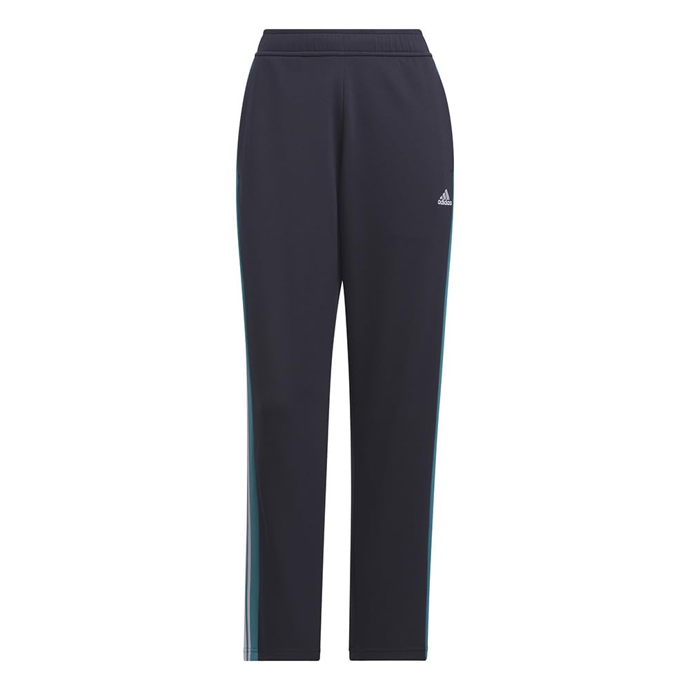 Adidas JSY04 Jersey Seasonal Loose Color Block Double Knit Track Legend Fusion Size Women's Bottoms, Sportswear, Fit, Pants, Ink/Arctic (IM8700), J/M