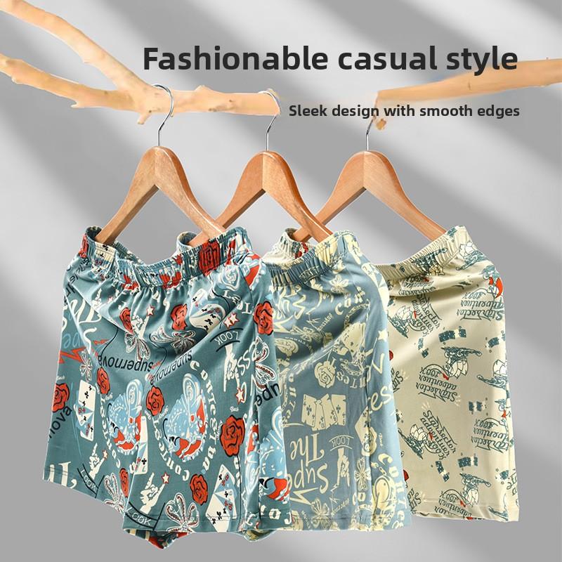 Plussize Men's Spring and Summer Personality Cotton Loose Boxer Briefs