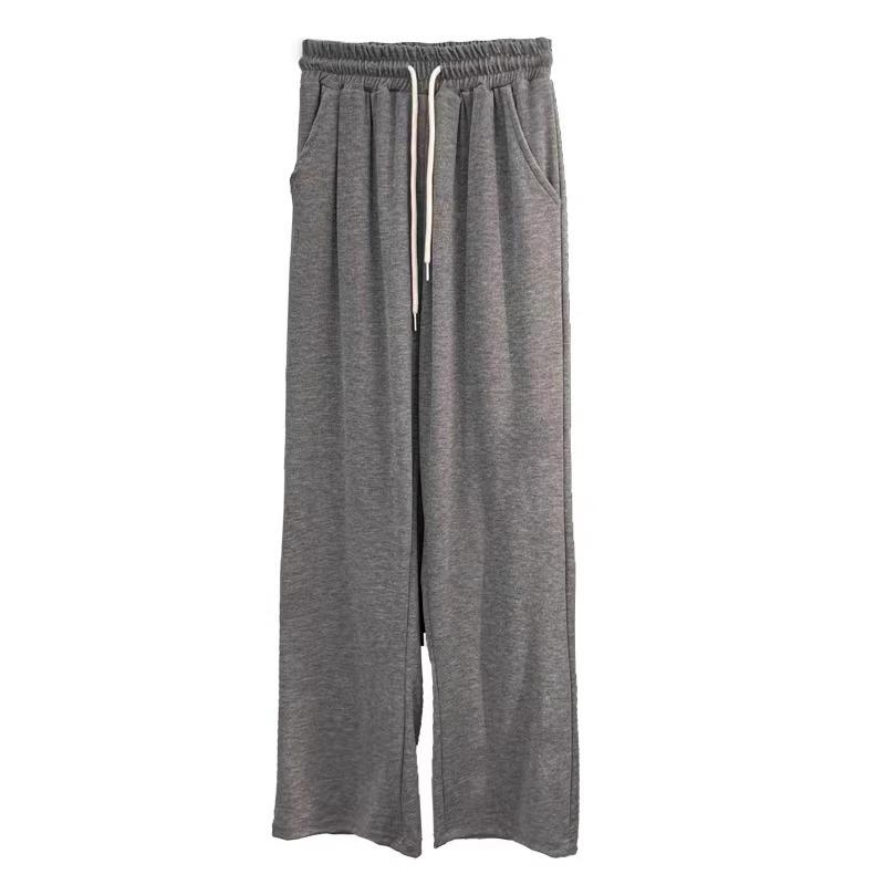 Petite 150cm Soft Velvet Casual Sports Pants - Slimming, Flesh-Covering, Height-Enhancing, Floor-Length, Autumn/Winter XS