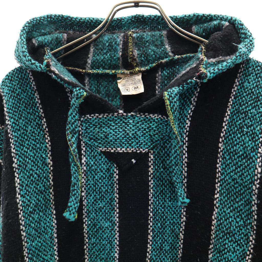 VEL-MEX 80s 90s Old Striped Pattern Long sleeve Mexican Parker M Men's Used
