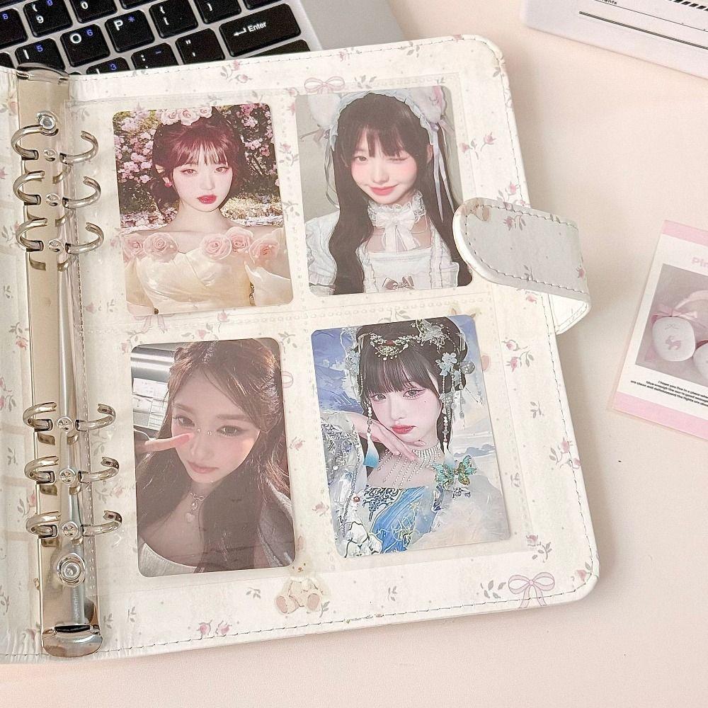 1 pezzo Portafoto in PU da 3 pollici Libretto Collezionabili A5 Album Fotografico Kawaii Collezionabili