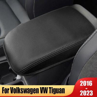 Für Volkswagen Tiguan MK2 2017~2020 Auto-Armlehnenbox-Abdeckung Wasserdichte Kratzfeste Abdeckung Bietet Langlebige Zubehörteile