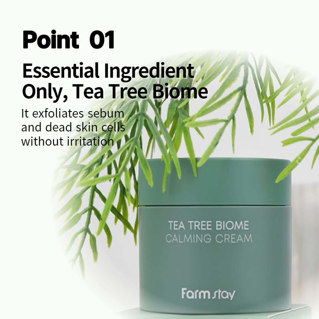 

Farm Stay Tea Tree Biome Calming Cream 80ml + RANDOM GIFT