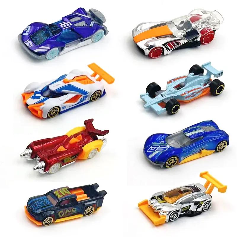 8 Stück/Set Mini-Legierung Farbe Legierung Sportwagen Spielzeug Zweifarbiges Spleißen Klassisches Automodell Dekoration Fahrzeuge Spielzeug Für Kinder Jungen Geschenk