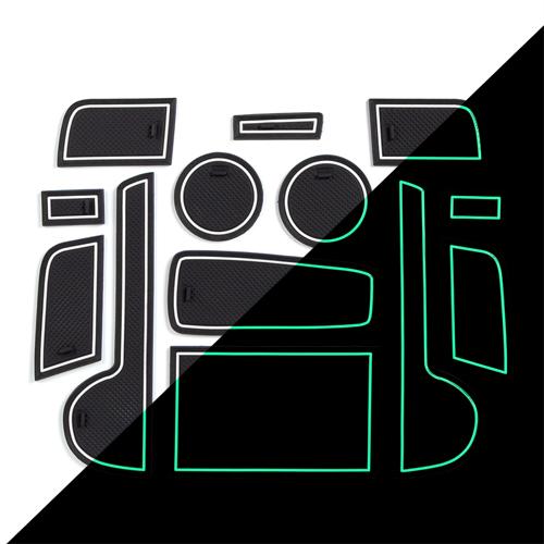 Smabee Protiskluzová podložka do přihrádek dveří pro Lexus CT200h 2011 ~ 2018 CT 200H A10 Interiérové doplňky Gumové držáky nápojů Protiskluzová podložka