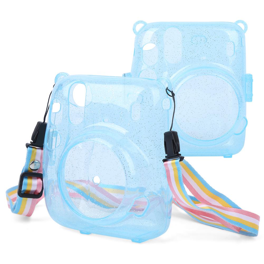 PVC Kamera Schutzhülle Abdeckung Shell Scratch Proof Antifall für Sofortbildkamera mini11(blau )