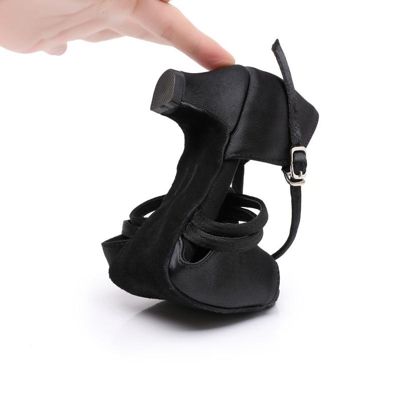 Lateinamerikanische Tanzschuhe für Damen, Gesellschaftstanz, Modern, Tango, Tanz-Performance-Schuhe, 4 cm Absatz