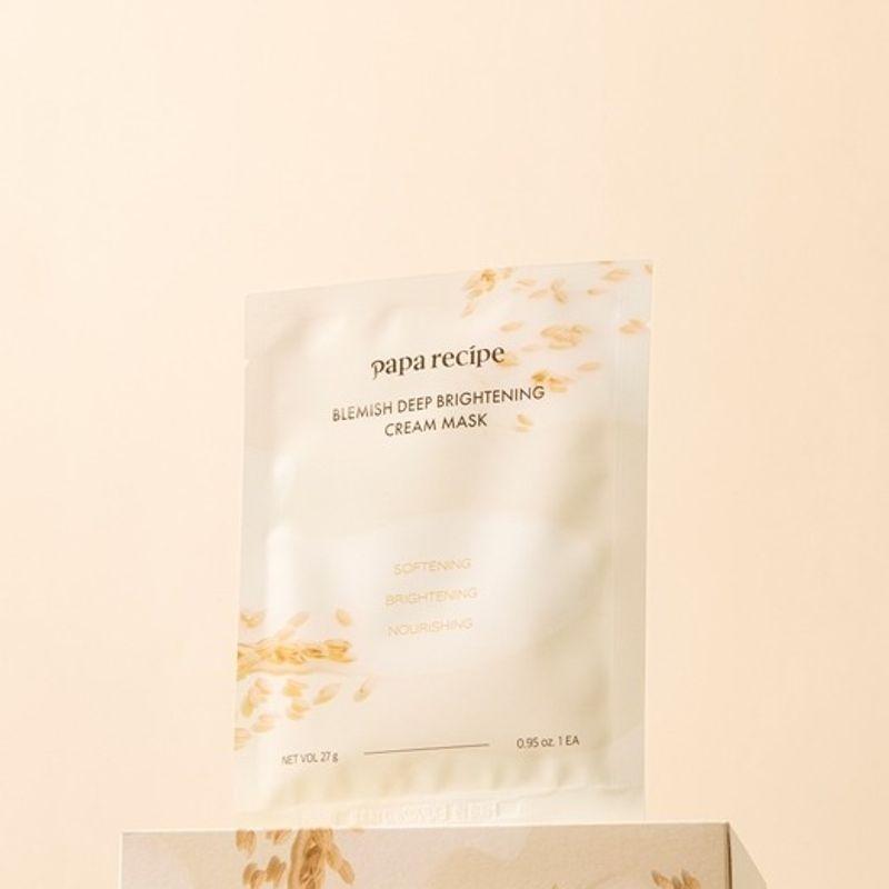 paparecipe Blemish Deep Brightening Cream Mask (10 sheets) single type