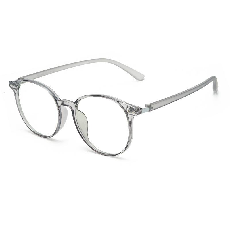 

Круглые очки для близорукости для женщин, можно оснастить диоптрийной оправой, ретро, простые белые очки с защитой от синего света