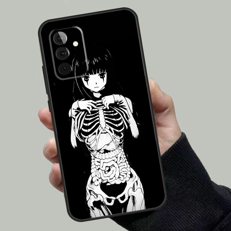Horror Manga Style Case For Samsung Galaxy A06 A16 A26 A36 A56 A53 A32 A52 A33 A13 A55 A35 A15 A14 A34 A54 A17
