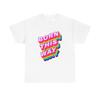 Born This Way Rainbow Flag Graphic T-Shirt Mens Womens Tees Top Cotton Tee New Gift Vintage