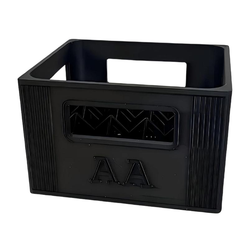 Battery Storage Box Beer Crate Type Battery Organiser With Stackable Design Stores 20 2A Or 30 3A Batteries Box