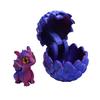 3D Printed Dragon Egg Ornament Mini Dragon Figurine Toy Desktop Dragon Egg with Miniature Dragon Inside Decoration