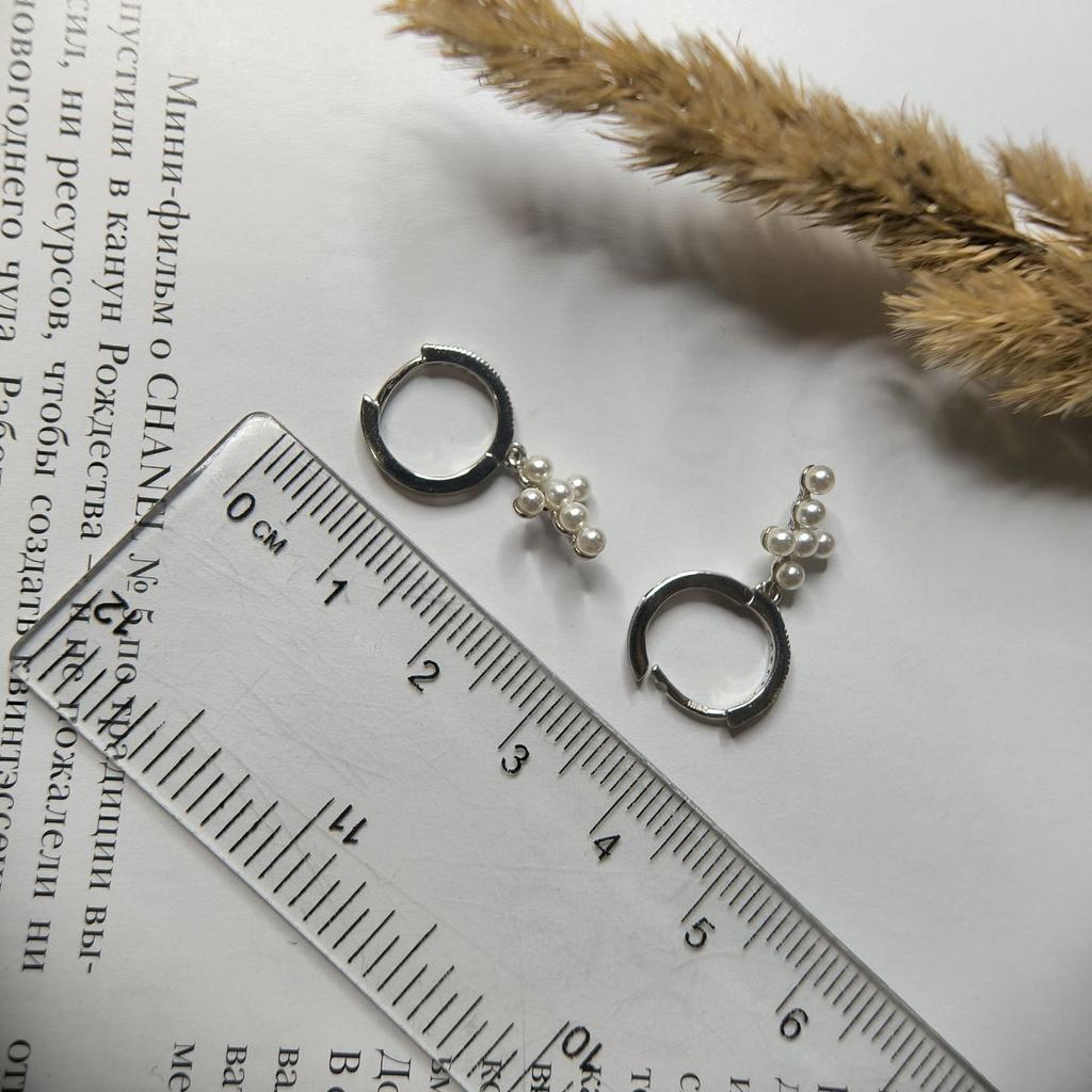 Silberohrringe mit Naturperlen, Zirkonia (2177104)