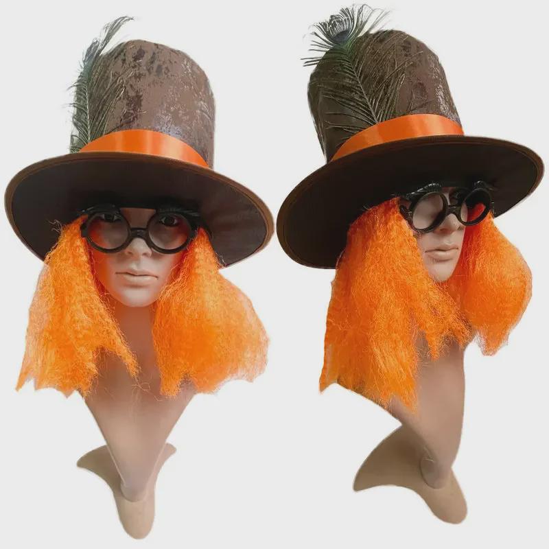 Colorful Mexican Ethnic Straw Hat for Halloween Carnival Dance Party