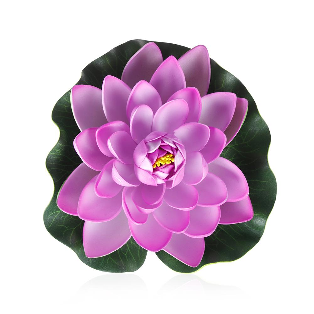 Foam Home Decoration Floating Plants Fake Plants Simulation Artificial Lotus Flower Water Lily