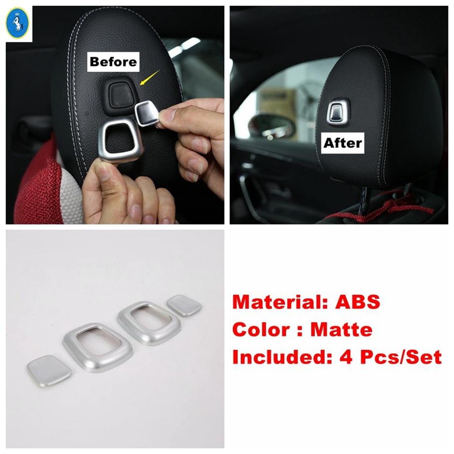 Matte Auto Glass Lift Button / Reading Light Decor Cover Trim Accessories For Mercedes-Benz A Class W177 A200 A220  - 2024