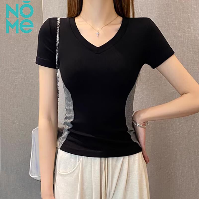 NOME Women's Ribbed Short Sleeve T-Shirt