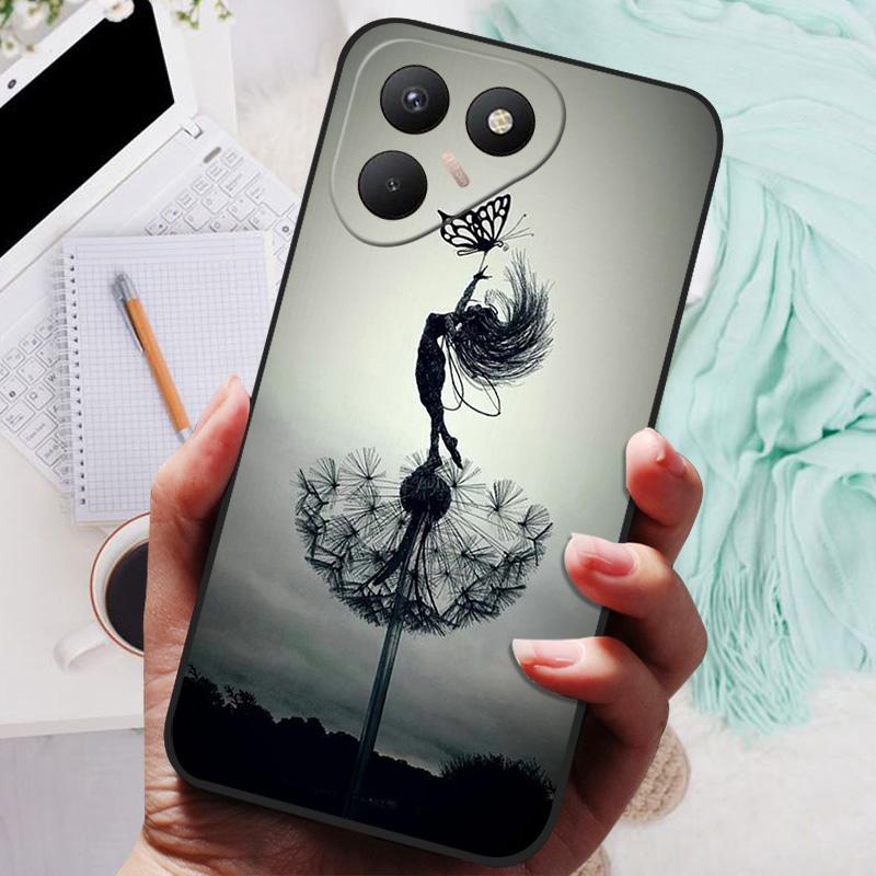 Für Tecno Pova 7 4G Hülle Pova7 LJ6 Schwarze Abdeckung Löwe Wolf Silikon Weiche Rückseitenhüllen Für Tecno Pova 7 Handyhülle Schutzhülle