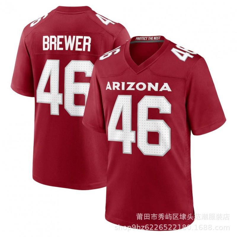 NFL Arizona Cardinals 18 Embroidered Football Jersey Mens Team Sports Uniform