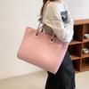 Women's Bag New Fashionable Texture Shoulder Handbag Large Capacity Canvas Chain Tote Bag Tide