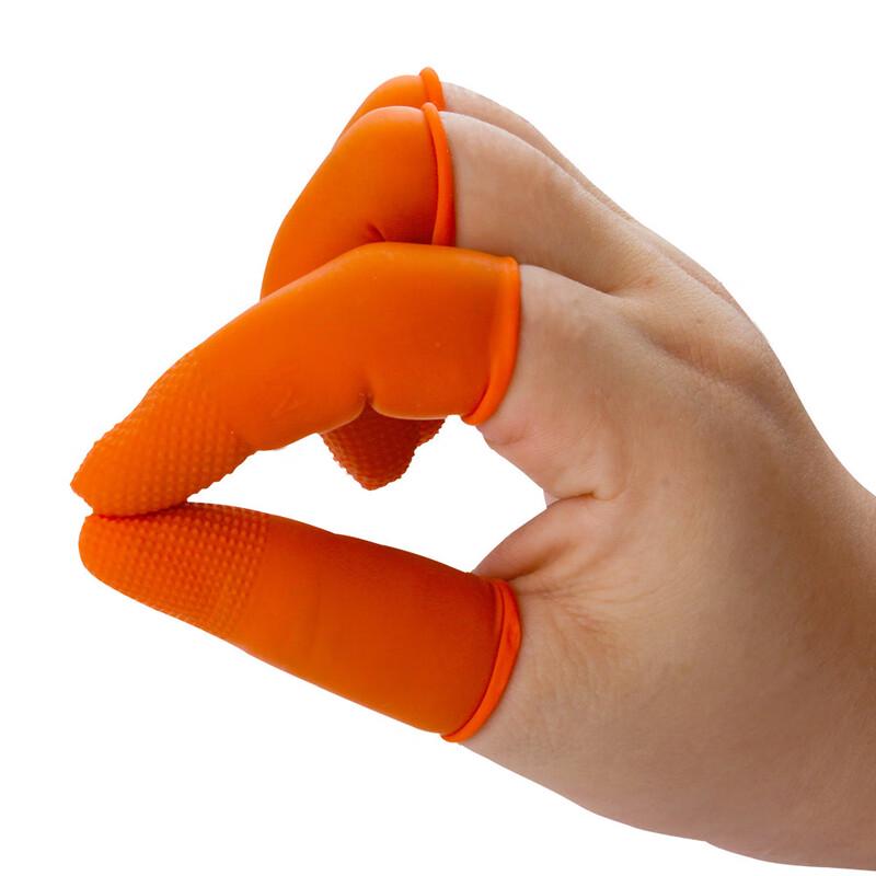 OLOMM Disposable Thickened Latex Anti-slip Finger Cots 100g