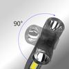 Multifunctional 90 degree corner flashlight work light typeC rechargeable with magnet COB side light flashlight