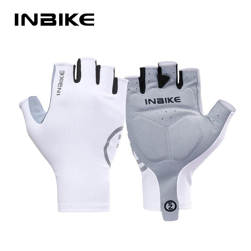 Inbike Cycling Gloves Spring and Summer Half Finger Shock Absorption Non Slip Outdoor Sports Road Bicycle Short Finger Men and Women