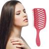 3 Pieces Hair Brush and Comb Set Hollow Comb Wide Tooth Comb Double Teeth Hair Washing Brush for Men Women