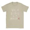 Va A Subir La Marea Spanish Quote Graffiti Text T-Shirt Casual Motivational Unisex Black Cotton Women And Men T-shirts