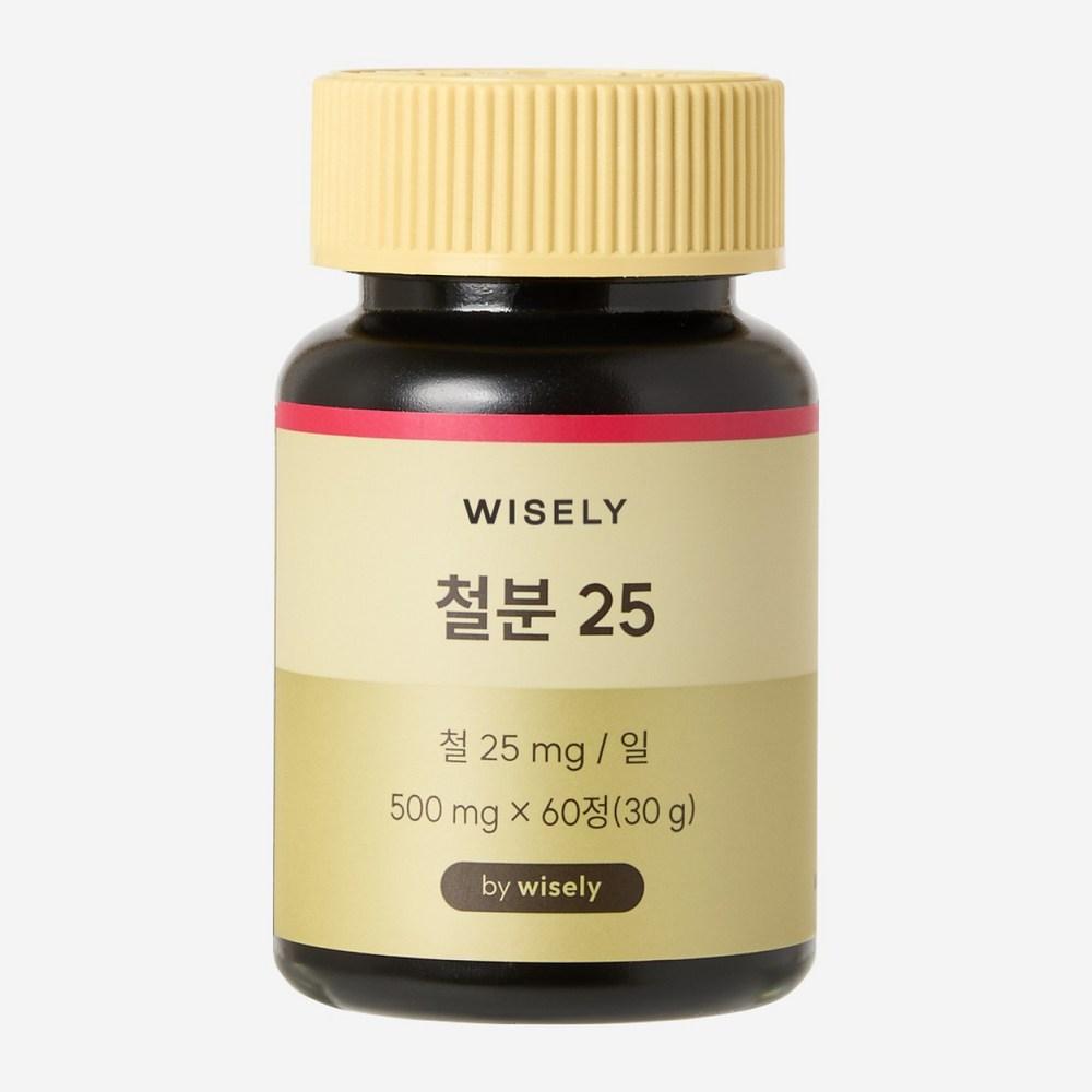 Wisely Iron 25 2 Pcs Monthly 60 Tablets 1 Set