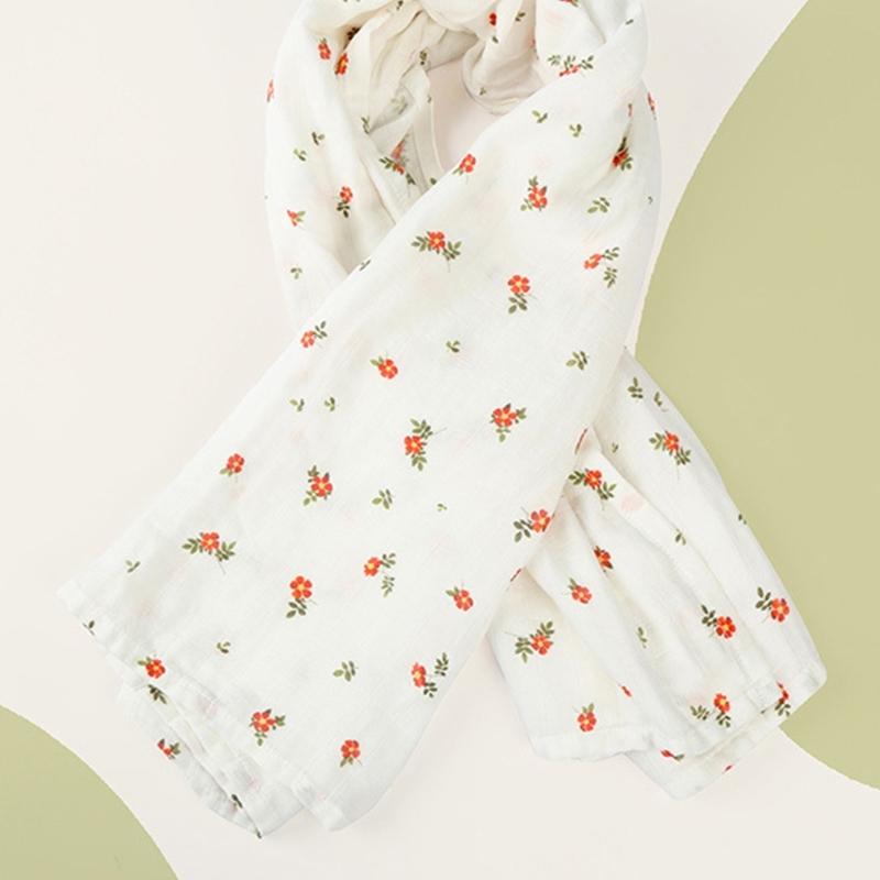 Bamboo Cotton Swaddles Blankets Cartoon Print Baby Blanket Large Size Newborn Blanket Wrap Your Baby in Comforts Style