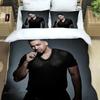 Lateinischer Sänger Romeo Santos Bettwäsche-Set Bedrucktes Bettwäsche-Set Mit Kissenbezug Bettdeckenbezug Weich Queen King Size Bettwäsche Heim-Geschenk
