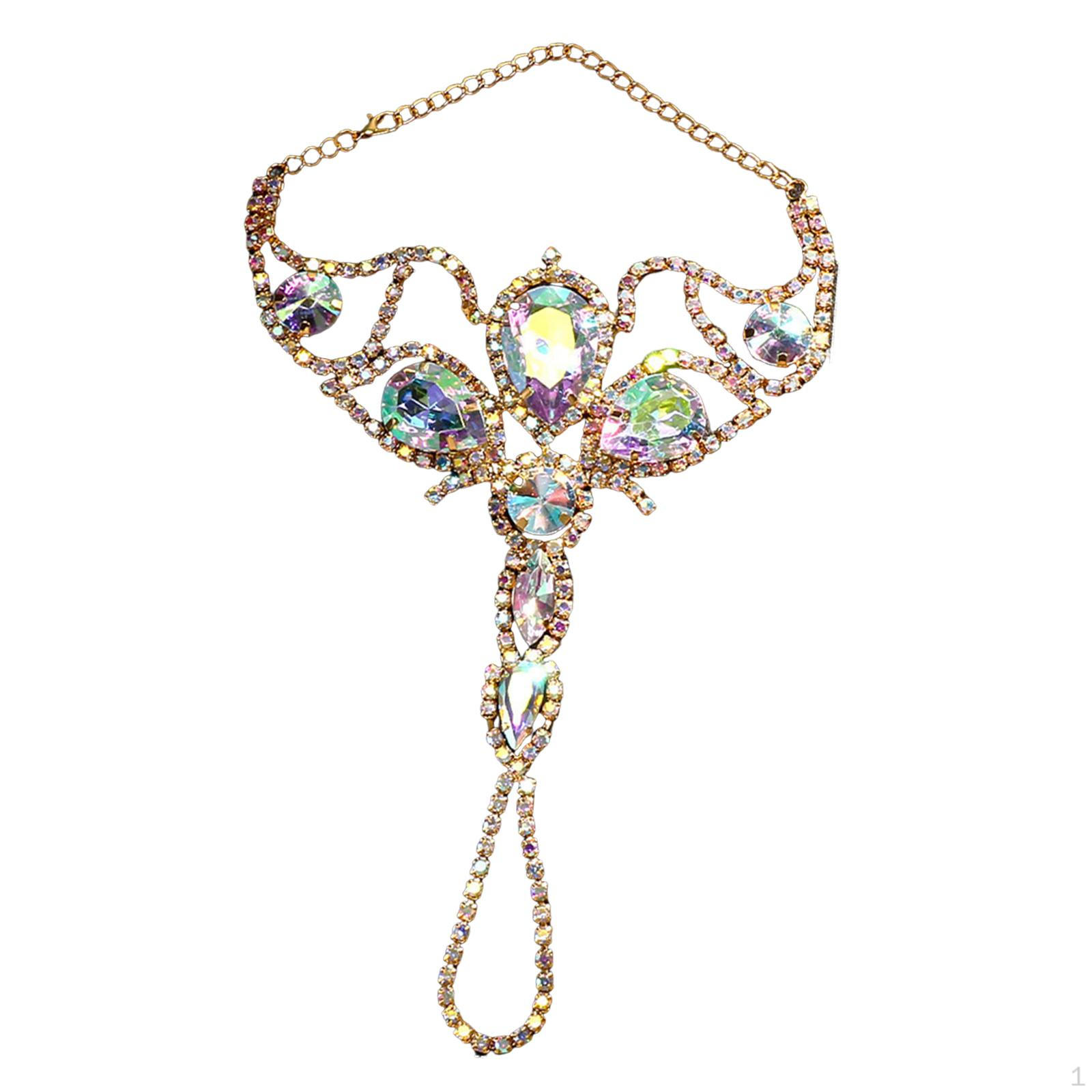 

Браслет для танца живота Бохо Цепочка на руку Аксессуар для вечеринки Хэллоуина золотой