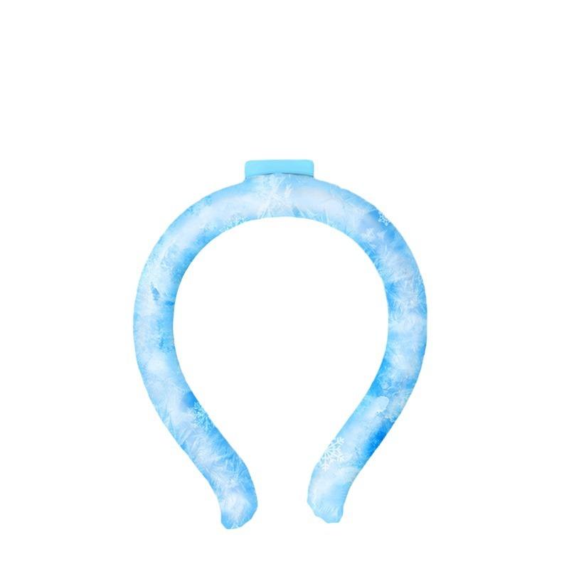 Portable Neck Cooling Ice Ring PCM Ice Ring Summer Outdoor Sports Personal Cooling Neck Band Cool Down Ice Wrap