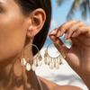 Tassel Starfish Dangle Earrings Bead Drop Earrings Fashion Jewelry Irregular Earrings  Party