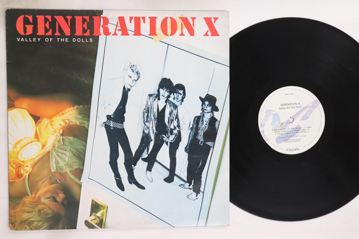 

LP Record GENERATION X - Valley Of The Dolls CHR1193 CHRYSALIS 1979 UK Rock Used