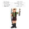 Cross-Border Farm Scene Worker Doll: Female Farmer with Shovel Ornament for Model Landscaping