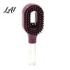 Scalp Massage Brush Heart Shape Spray Hair Brush Frizz Control Portable Detangling Comb 55ML Refillable Misting for Dry Flyaway & Tangled Smoothing