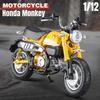 1/12 Honda Monkey Motorsykkel Leketøy 1:12 Støpt Metallmodell Super Sport Miniatyrsamling Lyd & Lys Gave Til Gutt Barn