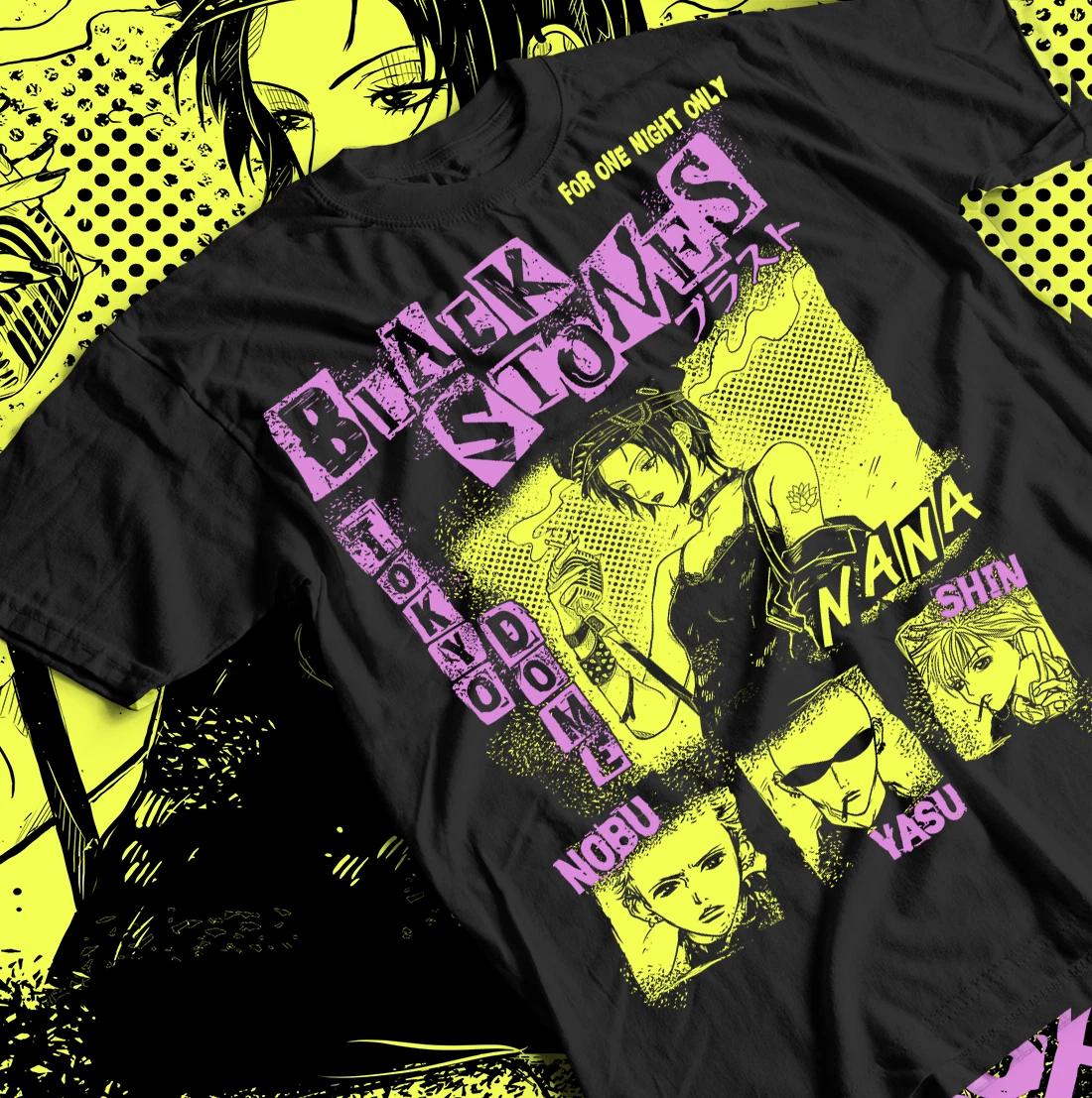Nana Osaki Black Stones Anime T-Shirt | Manga Band Graphic Tee S