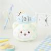 Genuine Sanrio Marumofubiyori Bear Cinnamoroll Plush Toys Keychain Kawaii Small Pendant Keyring Kids Stuffed Toys Birthday Gifts