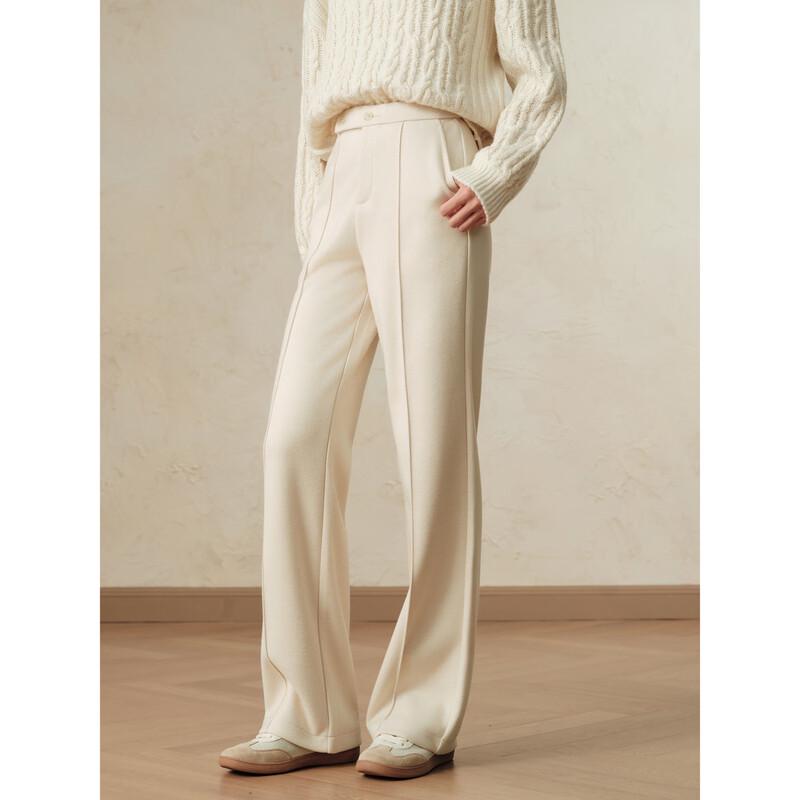 Annac Women's Relaxed Fit Knit Straight Leg Trousers