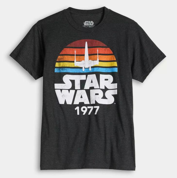 Star Wars Pánské a dámské jarní/letní tričko s krátkým rukávem Sci-fi Retro Ležérní Potisk s logem Star Wars Denní dárek pro fanoušky