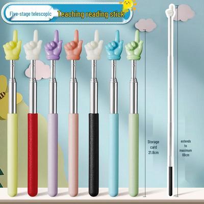 Retractable Teacher & Student Pointer for Reading and Learning