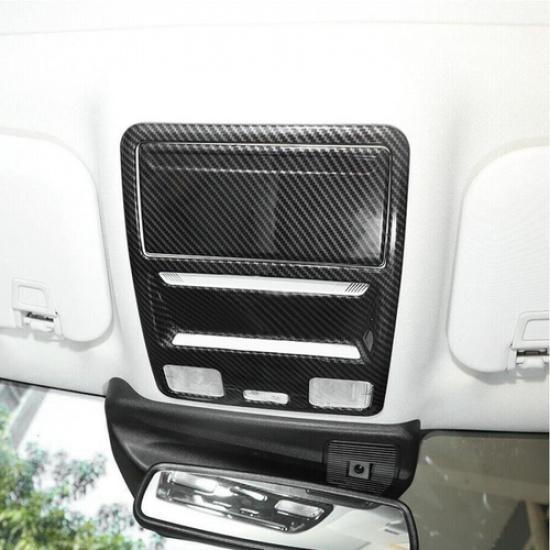 For Ford Maverick -2025 Carbon Car Roof Reading Light Lamp Frame Trim Covers